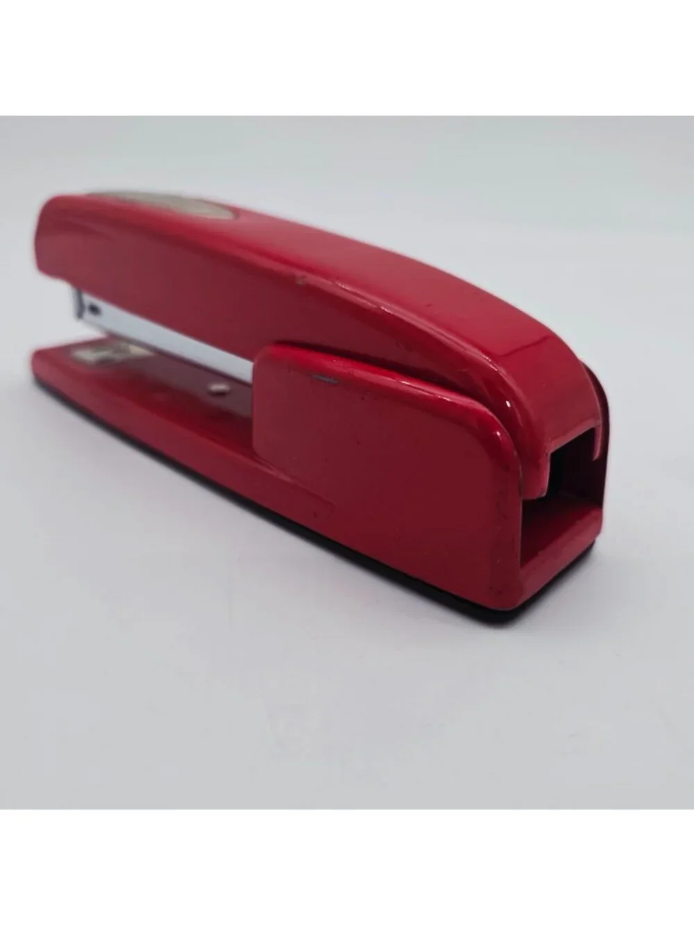 Swingline Red Desktop Stapler Vintage Metal Office Supply
